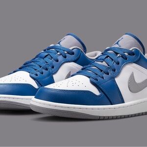Jordan 1 low True Blue Cement